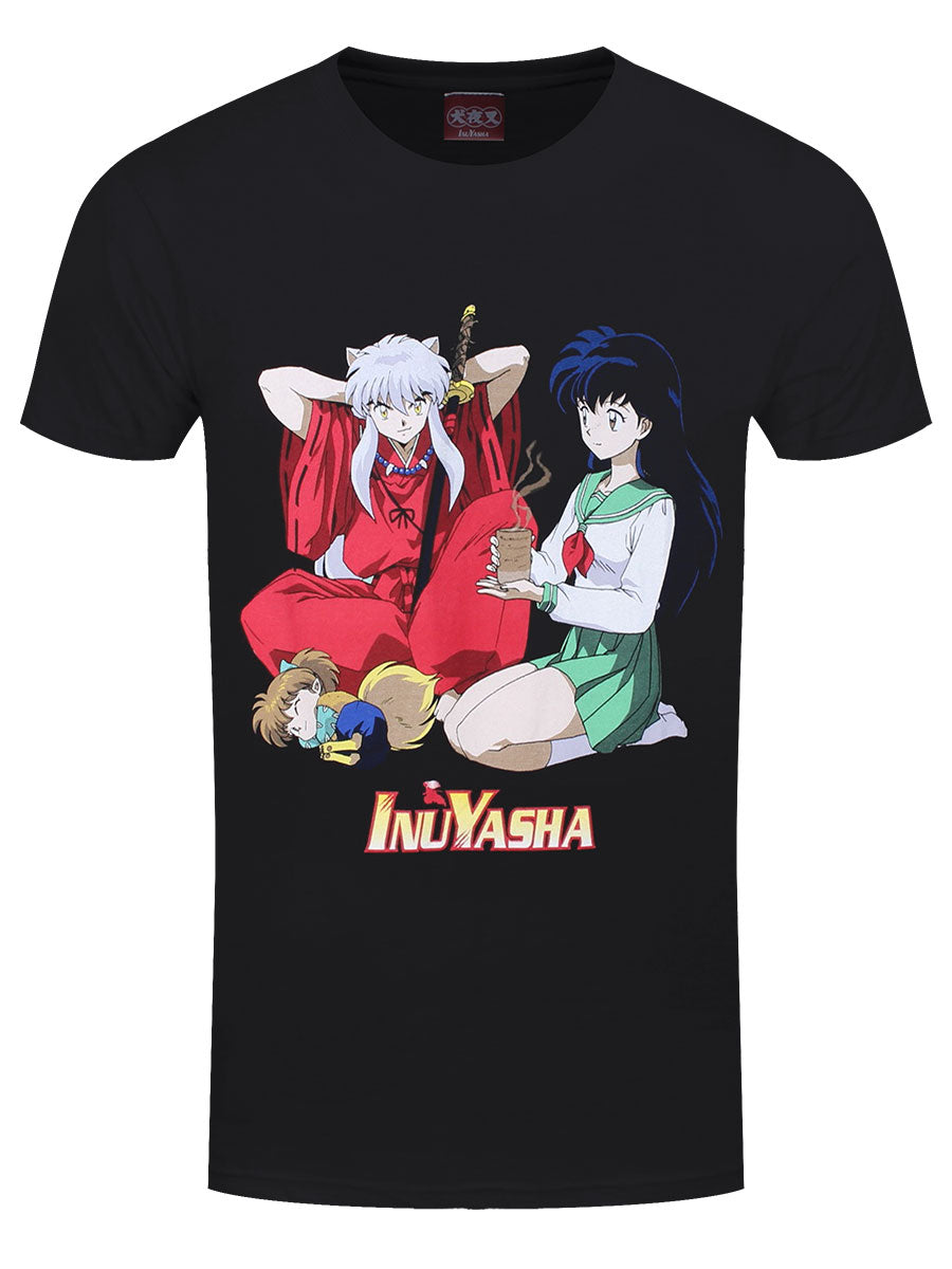 InuYasha - InuYasha, Kagome & Shippo Men's Black T-Shirt