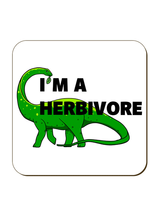 I'm A Herbivore Coaster