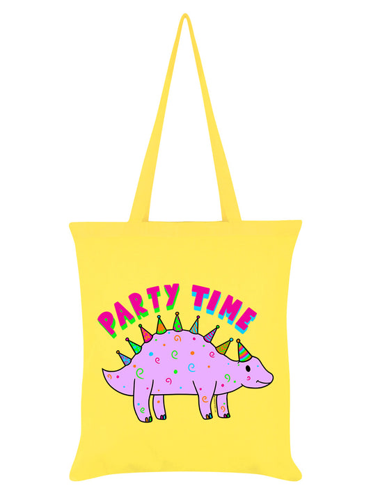 Party Time Dinosaur Lemon Tote Bag
