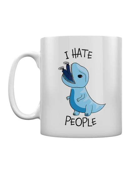 I Hate People Dinosaur Mug