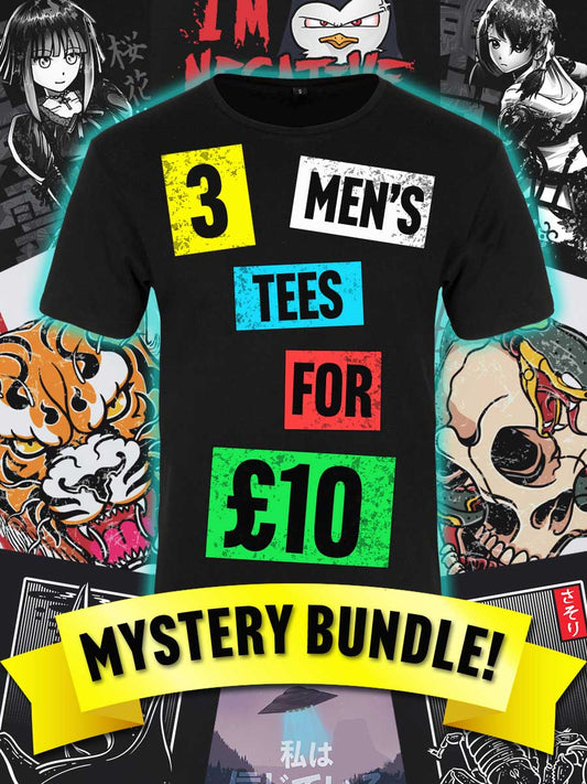 Men's Mystery T-Shirt Bundle - 3 Pack