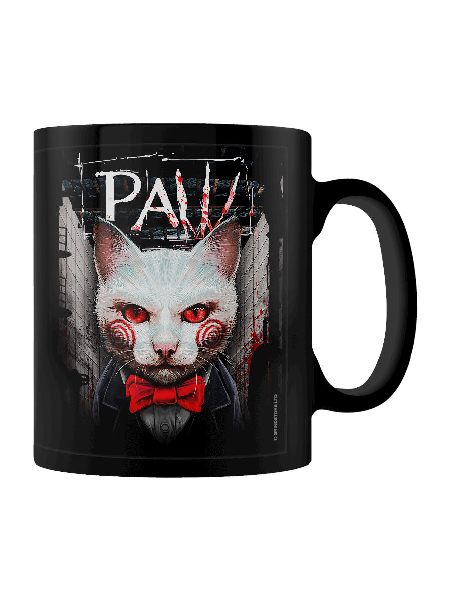 Horror Paw Black Mug