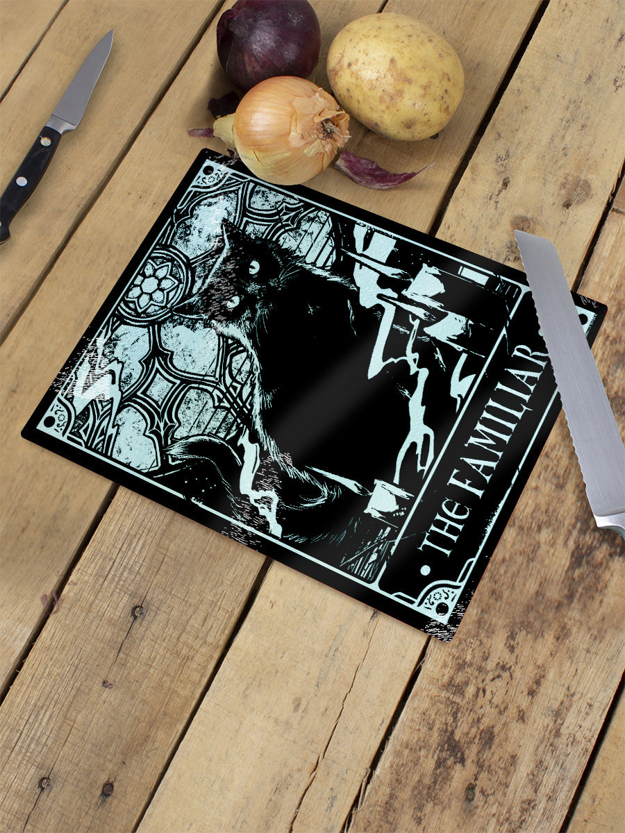 Deadly Tarot The Familiar Small Chopping Board