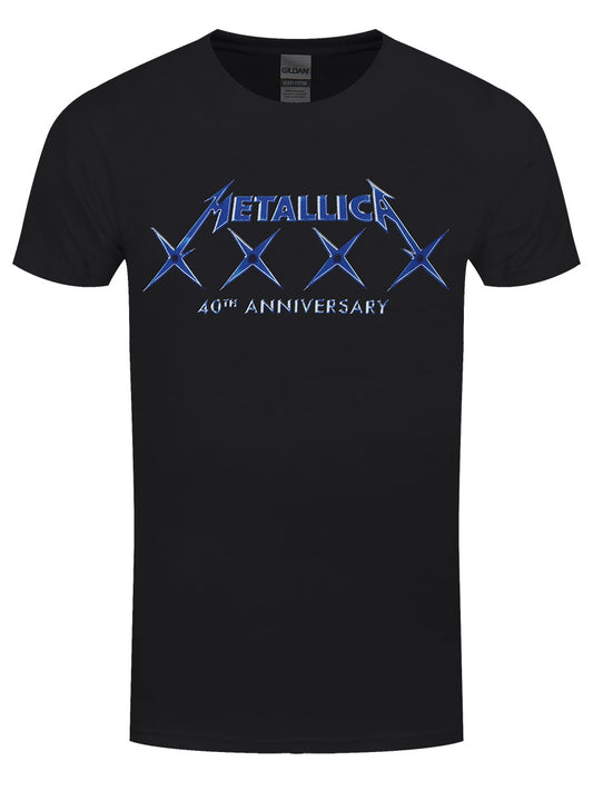 Metallica 40 XXXX Men's Black T-Shirt