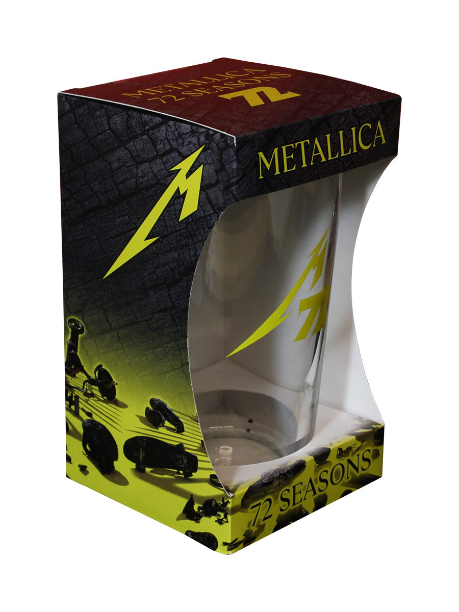 Metallica 72 Seasons Drinking Glass