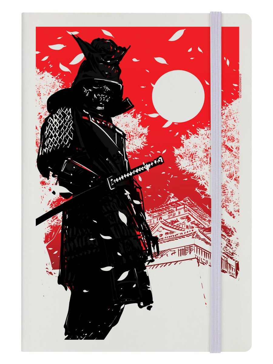 The Samurai Cream A5 Hard Cover Notebook