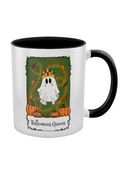 Galaxy Ghouls Halloween Queen Ghost Tarot Black Inner 2-Tone Mug