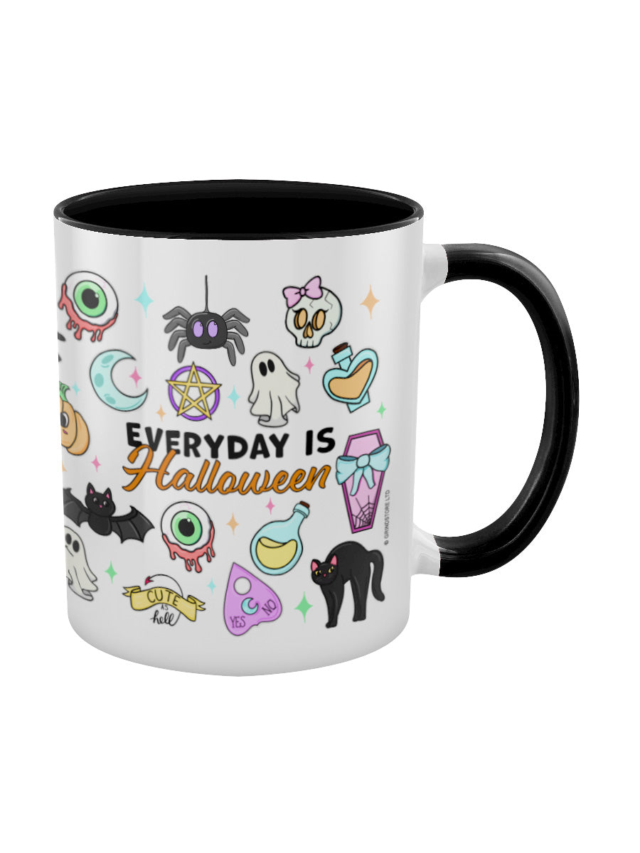 Galaxy Ghouls Everyday is Halloween Black Inner 2-Tone Mug