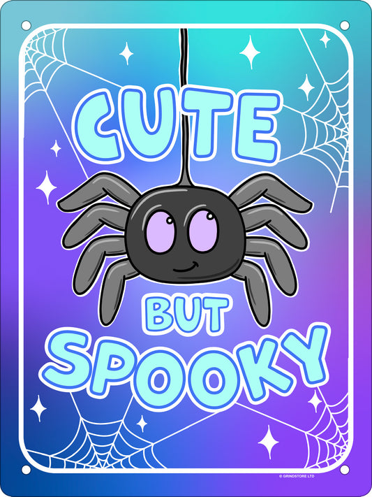 Galaxy Ghouls Cute But Spooky Mini Tin Sign