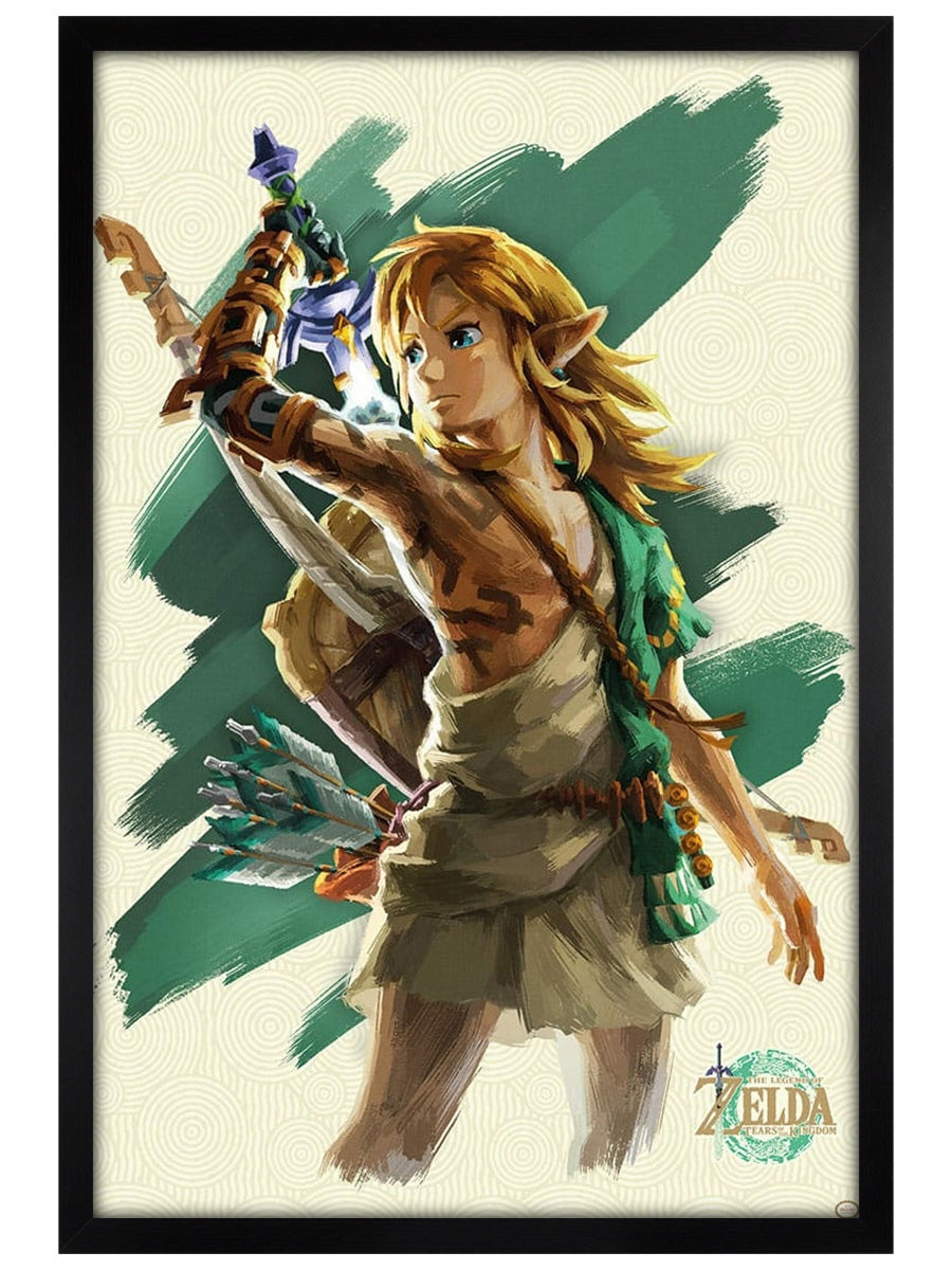 The Legend of Zelda Tears of the Kingdom Link Unleashed Maxi Poster