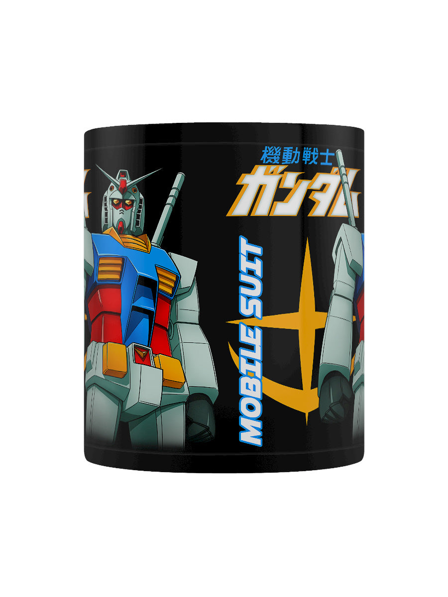 Gundam Classic Mech Black Mug