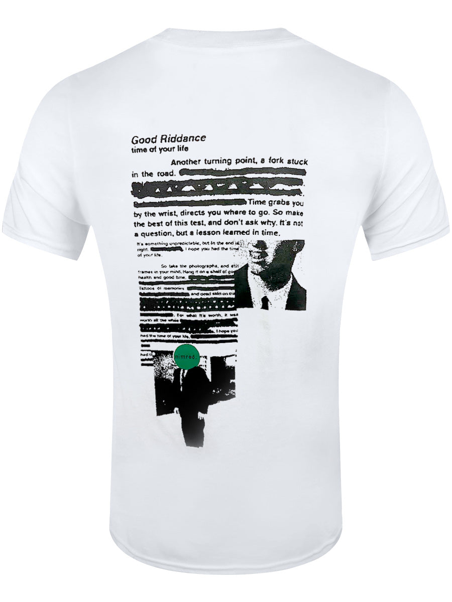 Green Day Good Riddance Men's White T-Shirt