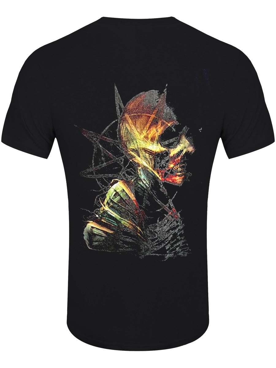 Slipknot Skeleton & Pentagram Men's Black T-Shirt