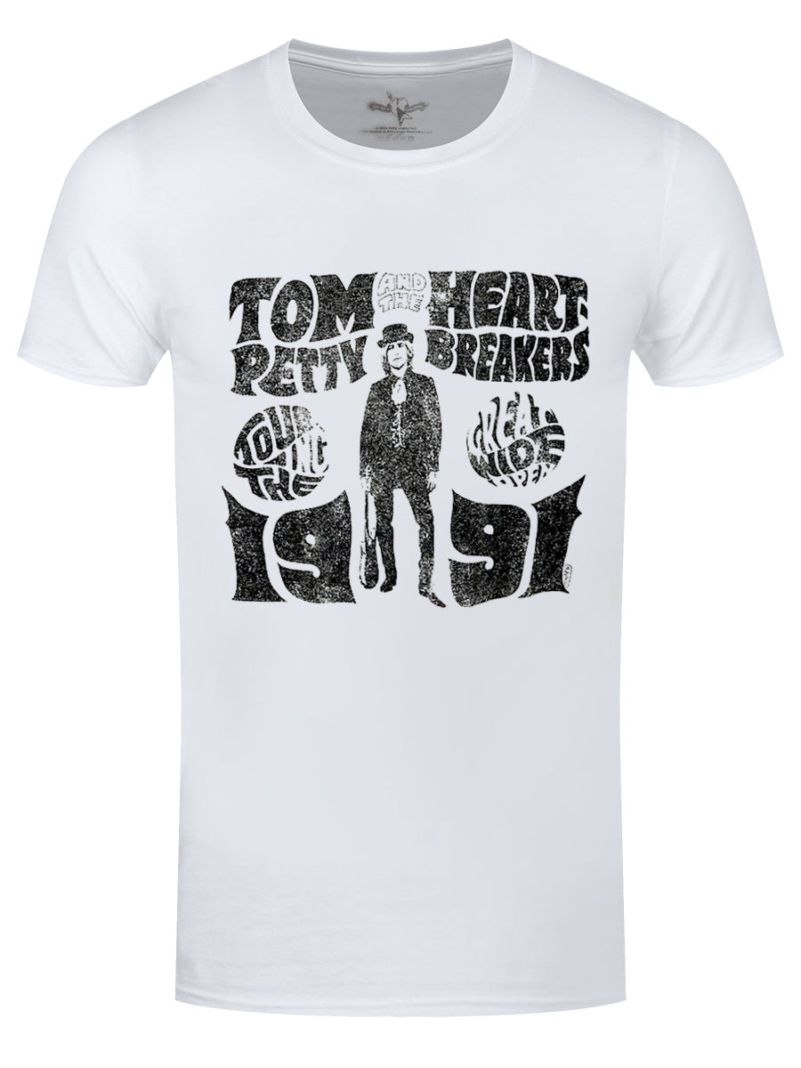 Tom Petty & The Heartbreakers Great Wide Open Tour Men's White T-Shirt