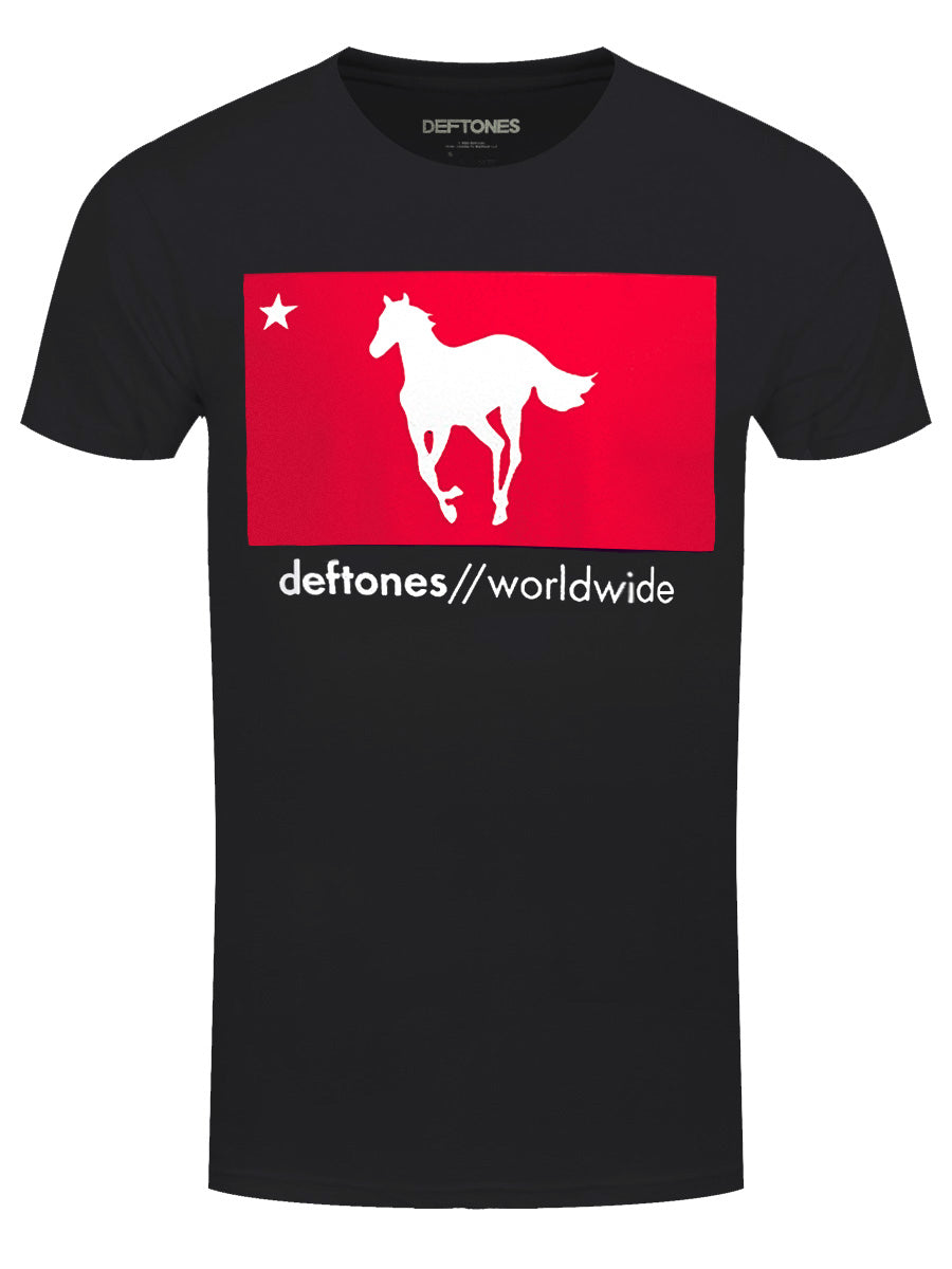 Deftones Star & Pony Men's Black T-Shirt