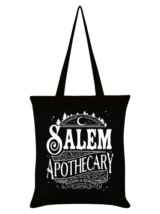 Salem Apothecary Potions & Remedies Black Tote Bag