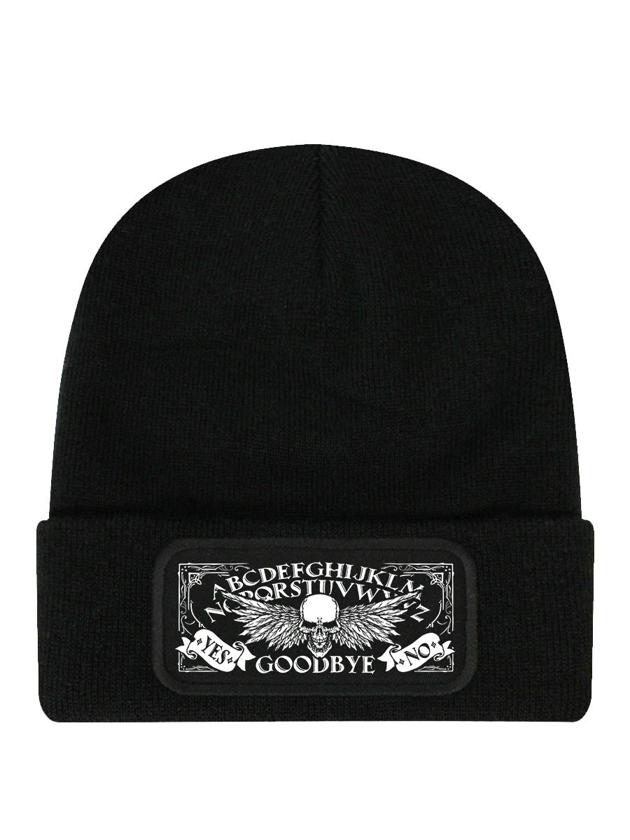 Winged Skull Ouija Black Beanie