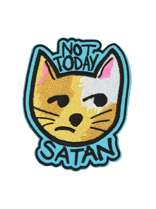 Not Today Satan Cat Patch