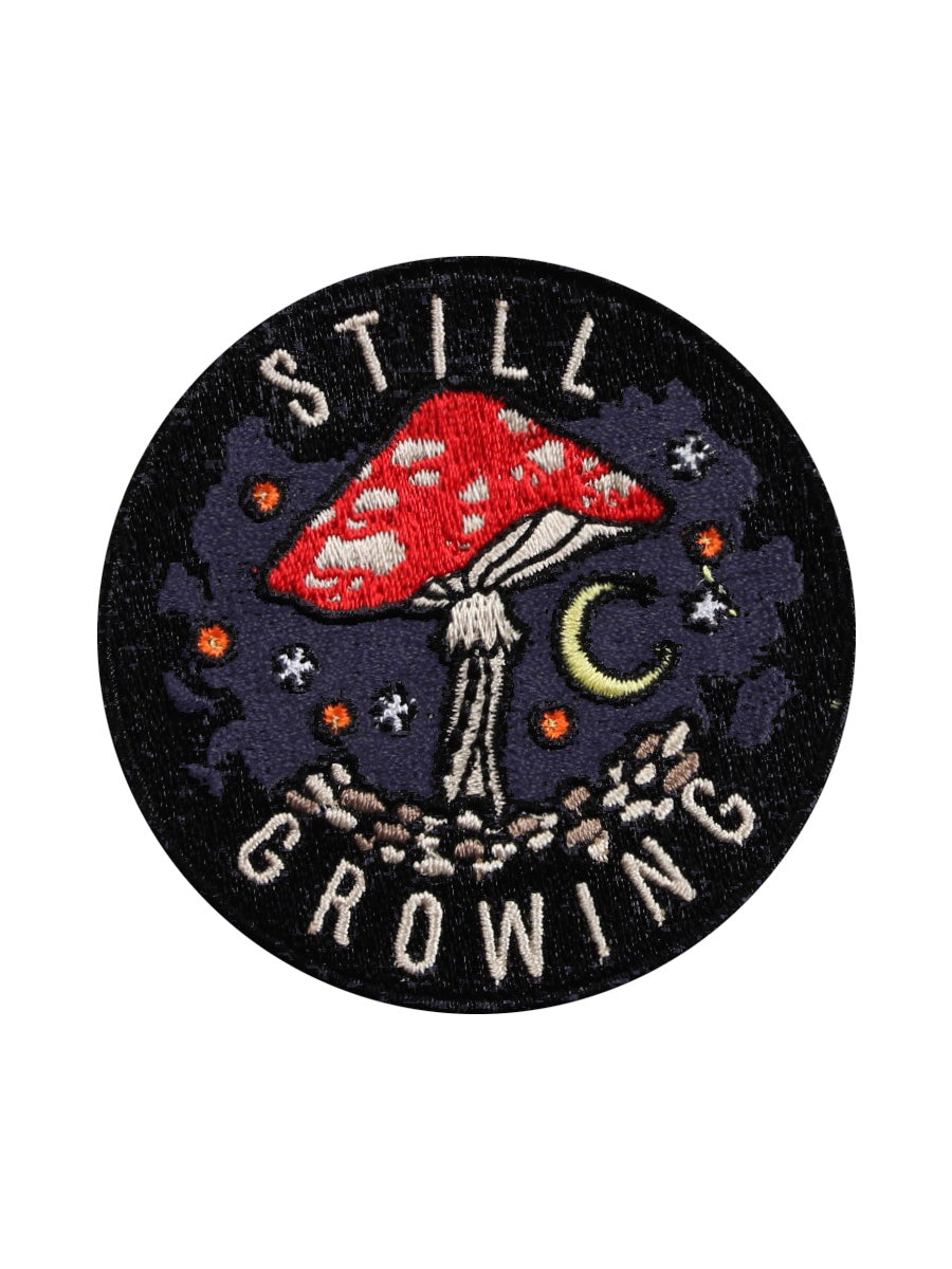 Magical Mushroom Still Growing Iron On Patch