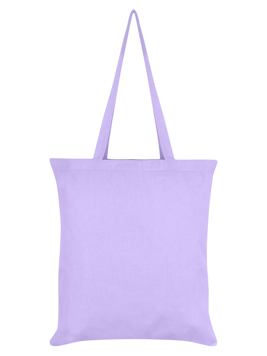 Book Worm Lilac Tote Bag