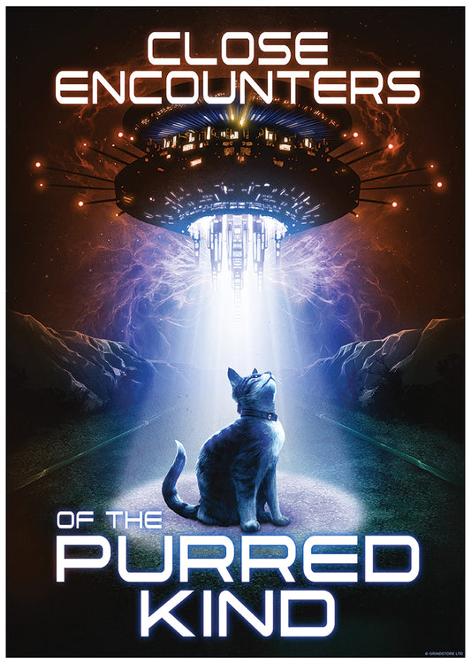 Horror Cats Close Encounters of the Purred Kind Mini Poster