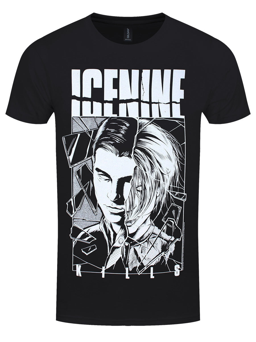 Ice Nine Kills Shower Scene Split Face Men's Black T-Shirt