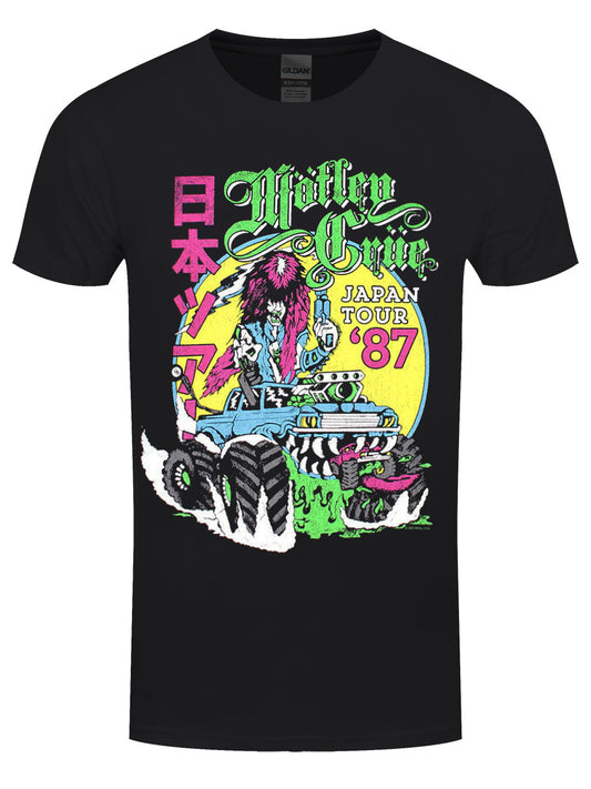 Motley Crue Girls Girls Girls Japanese Tour '87 Men's Black T-Shirt