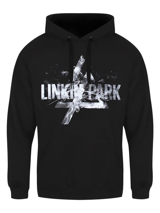 Linkin Park Smoke Logo Men's Black Pullover Hoodie