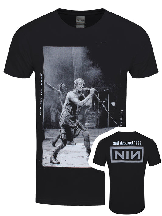 Nine Inch Nails Self Destruct '94 Men's Black T-Shirt