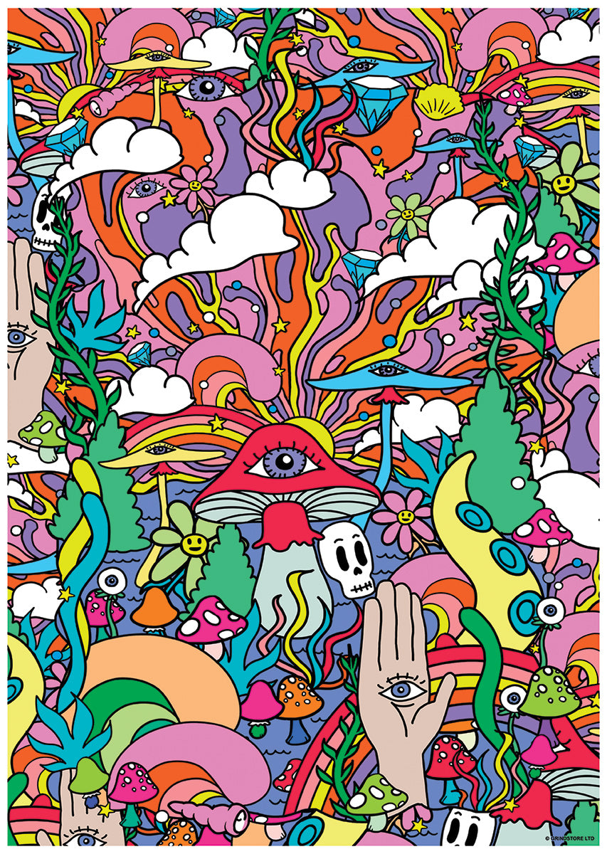 Trippy Dippy Mini Poster