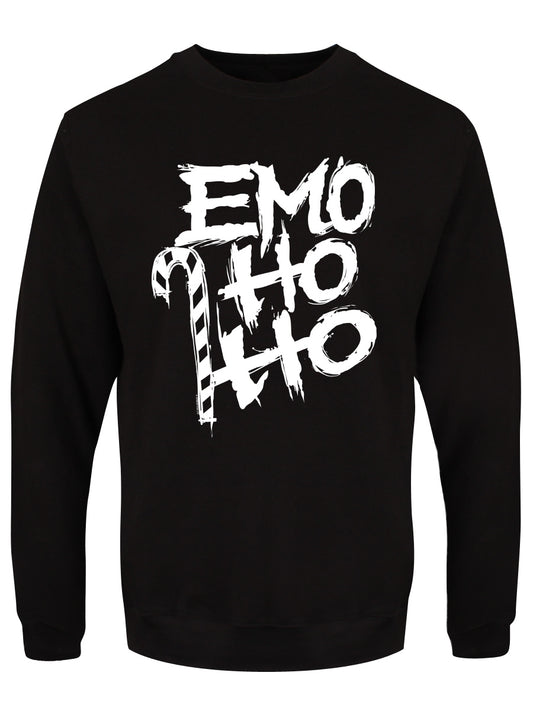 Emo Ho Ho Black Christmas Jumper