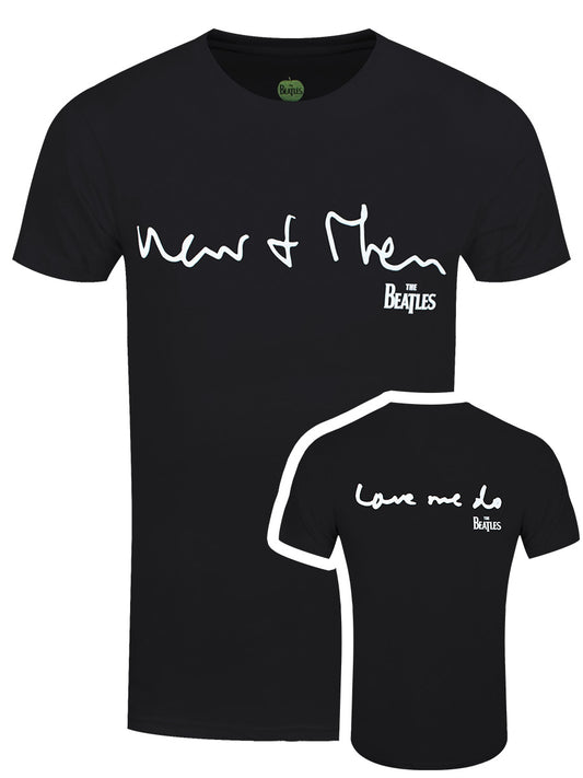The Beatles Now & Then Men's Black T-Shirt