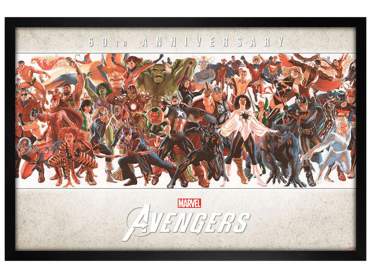 Avengers Line Up (By Alex Ross) Maxi Poster