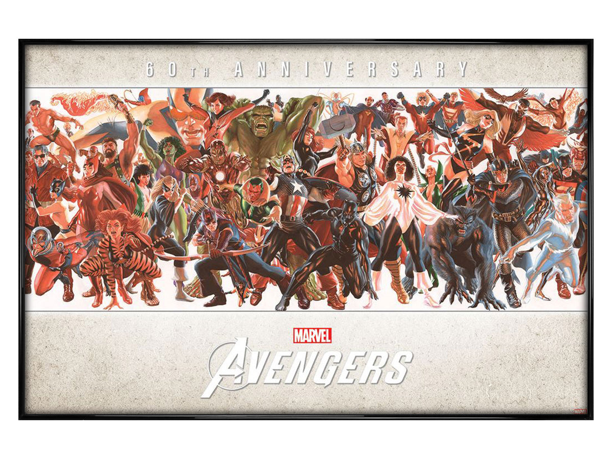 Avengers Line Up (By Alex Ross) Maxi Poster