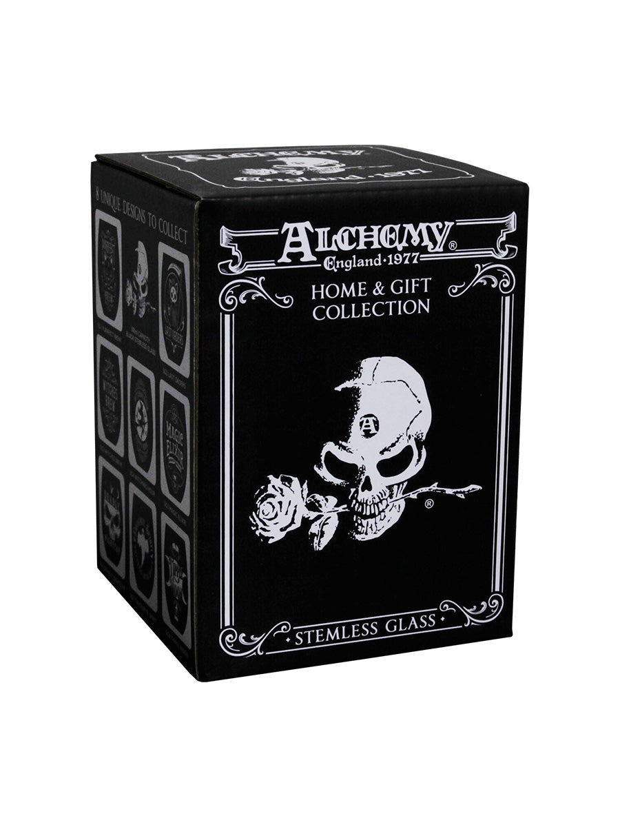 Alchemy Purrfect Brew Black Stemless Drinking Glass