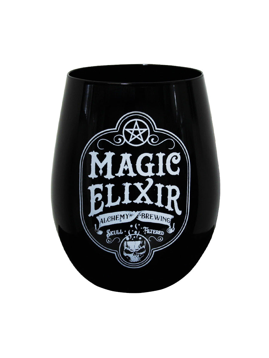 Alchemy Magic Elixir Black Stemless Drinking Glass