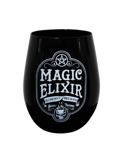 Alchemy Magic Elixir Black Stemless Drinking Glass
