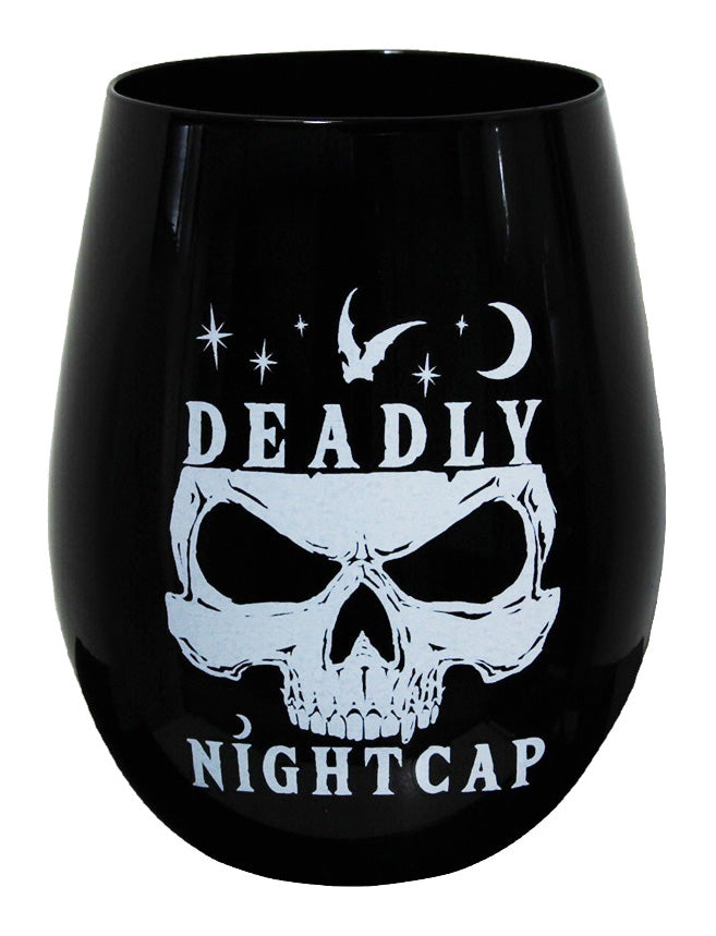 Alchemy Deadly Nightcap Black Stemless Drinking Glass