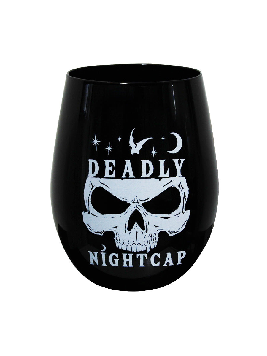 Alchemy Deadly Nightcap Black Stemless Drinking Glass