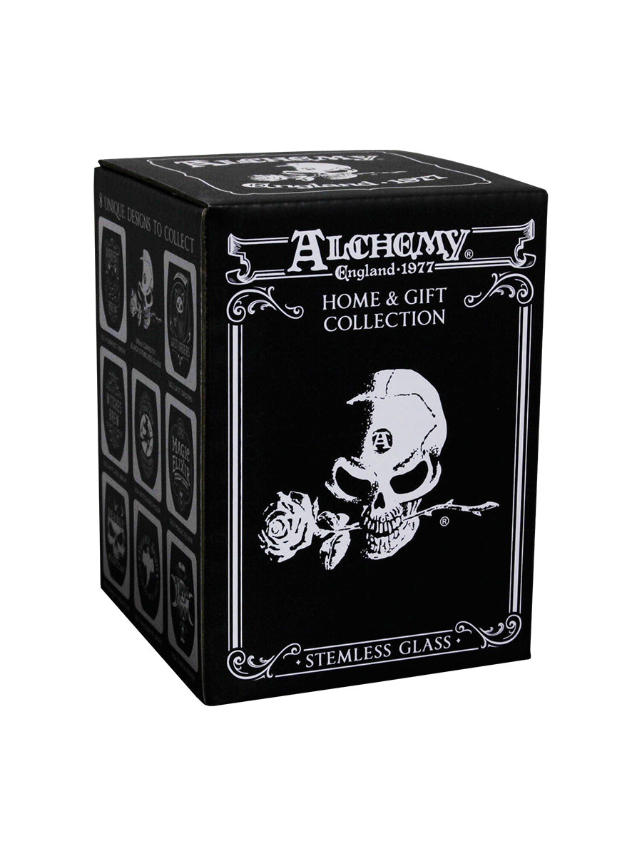 Alchemy Deadly Nightcap Black Stemless Drinking Glass