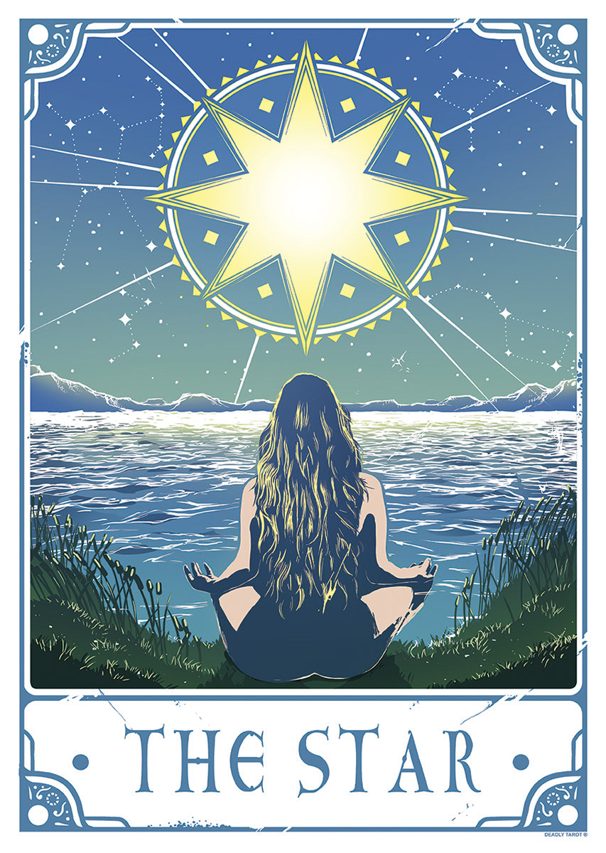 Deadly Tarot Awakening - The Star Mini Poster