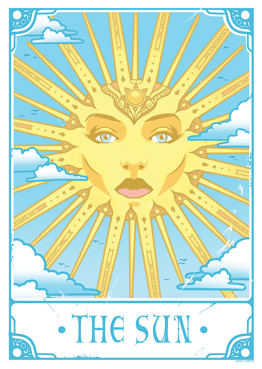 Deadly Tarot Awakening - The Sun Mini Poster