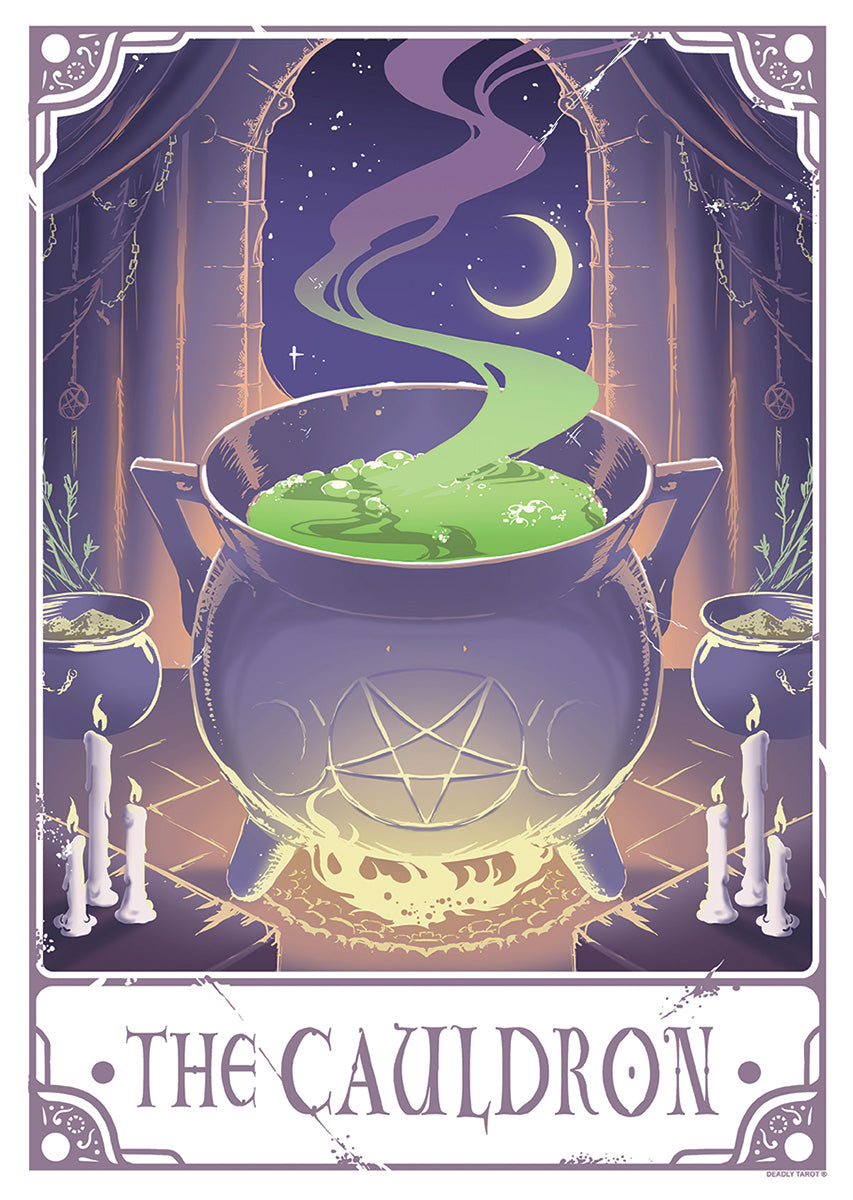 Deadly Tarot Awakening - The Cauldron Mini Poster