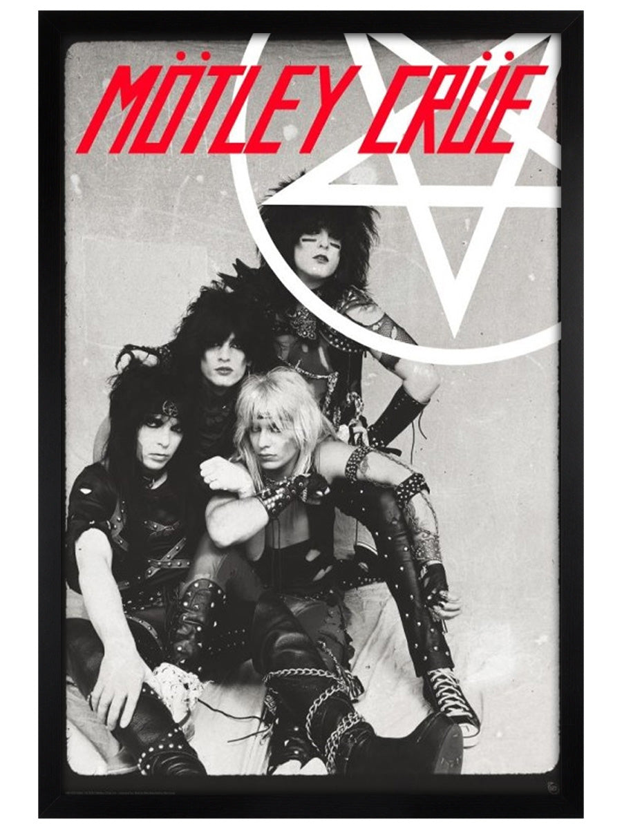 Motley Crue Pentangle Maxi Poster