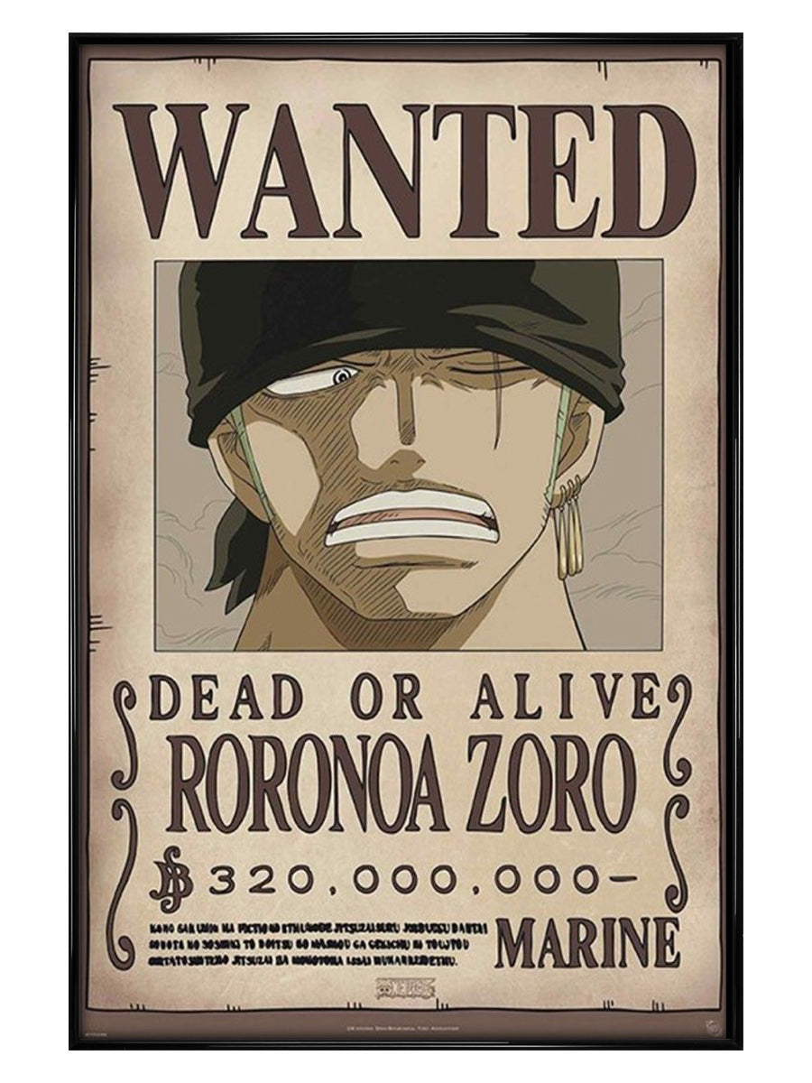 One Piece Wanted Zoro Maxi Poster