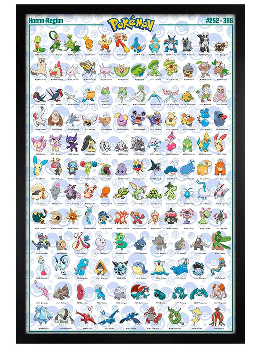 Pokémon Hoenn Maxi Poster