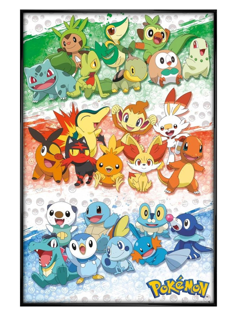 Pokémon First Partners Maxi Poster