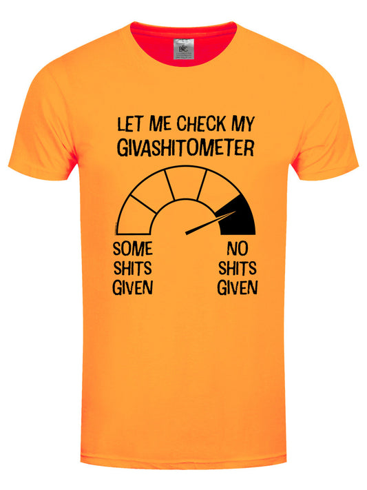 Let Me Check My Givashitometer Men's Apricot T-Shirt