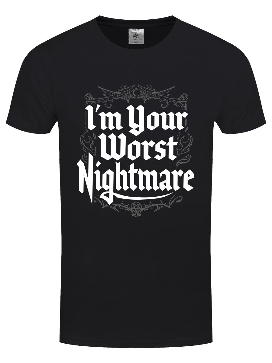 I'm Your Worst Nightmare Men's Black T-Shirt