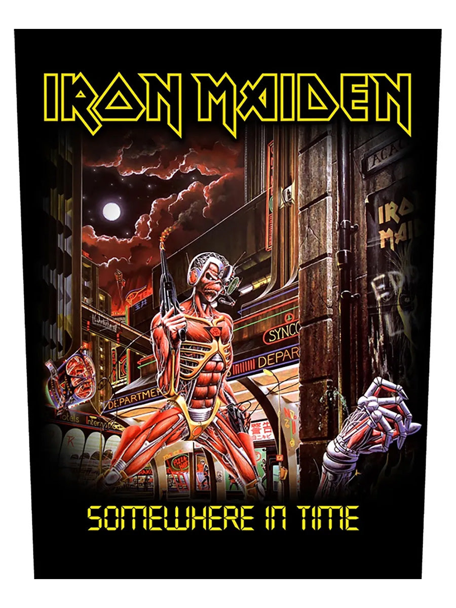 Iron Maiden Somewhere In Time Back Patch